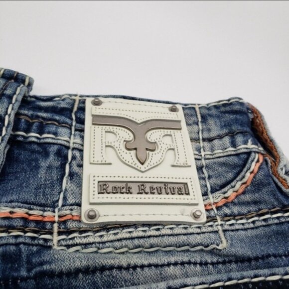 Rock Revival Men's Jeans "Fincher" Slim Boot - Picture 6 of 12